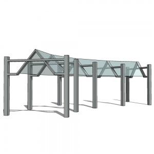 顶棚形构筑物91