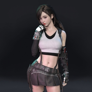 好看的小姐姐3D人物精细模型