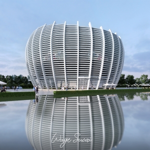 D5渲染器艺术馆建筑场景