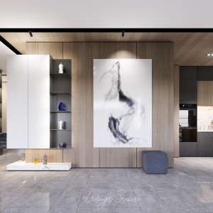 D5渲染器现代轻奢客厅场景