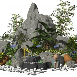 新中式假山石头23