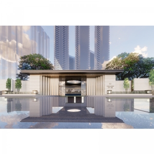 成都保利天悦售楼处示范区 奥雅景观