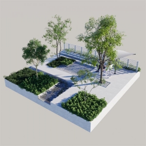 D5渲染器小清新场景（临摹的B站一个up主）