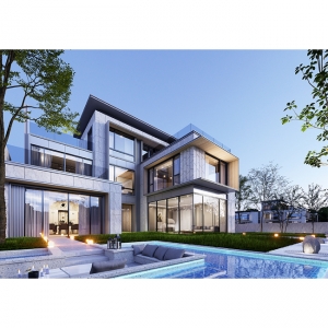 D5渲染器现代别墅场景