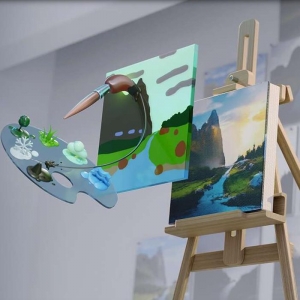 英伟达Canvas人工智能作画软件