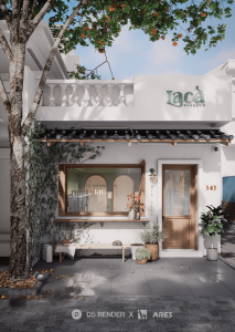 超写实日式门店门头CR材质模型