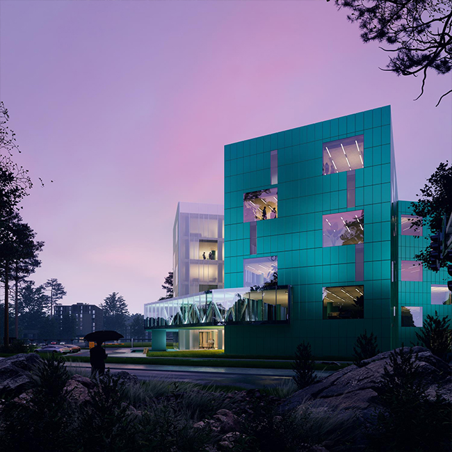 D5渲染器场景/粉色黄昏