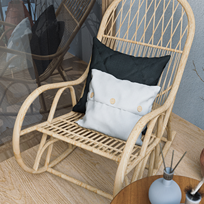 D5渲染器场景/原木风室内小场景