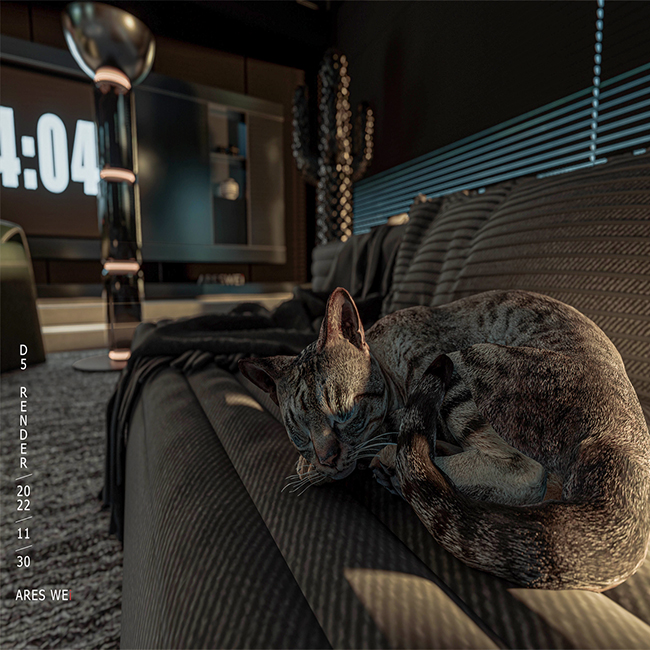 D5渲染器场景/现代室内效果