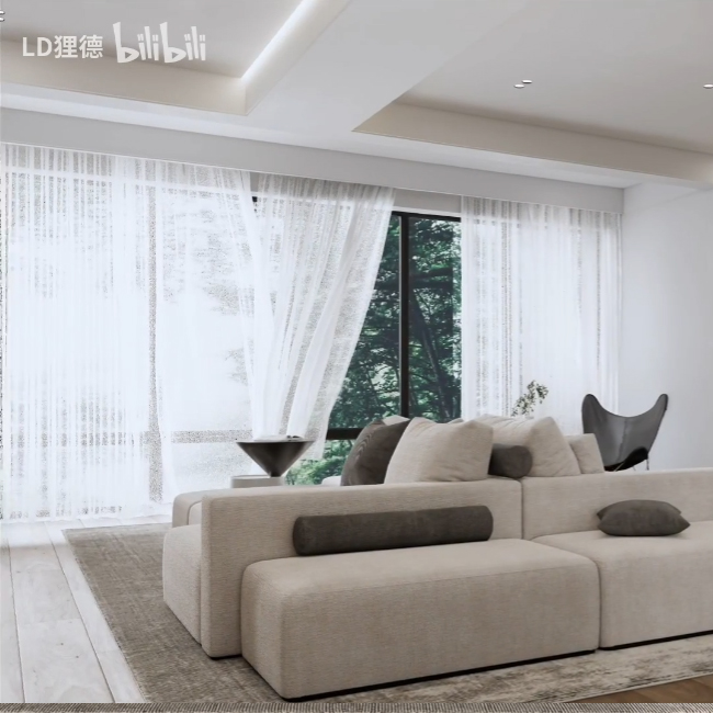 Enscape场景/极简客餐厅（大平层）