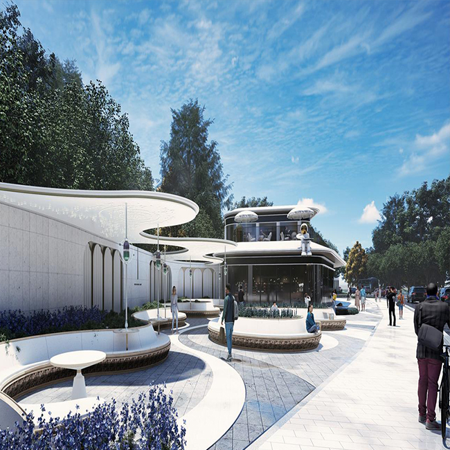 D5渲染器场景/现代示范区