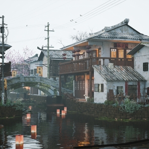 D5渲染器场景/水乡