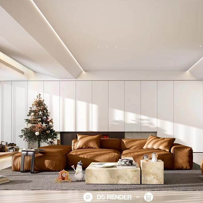 D5渲染器场景/暖冬圣诞