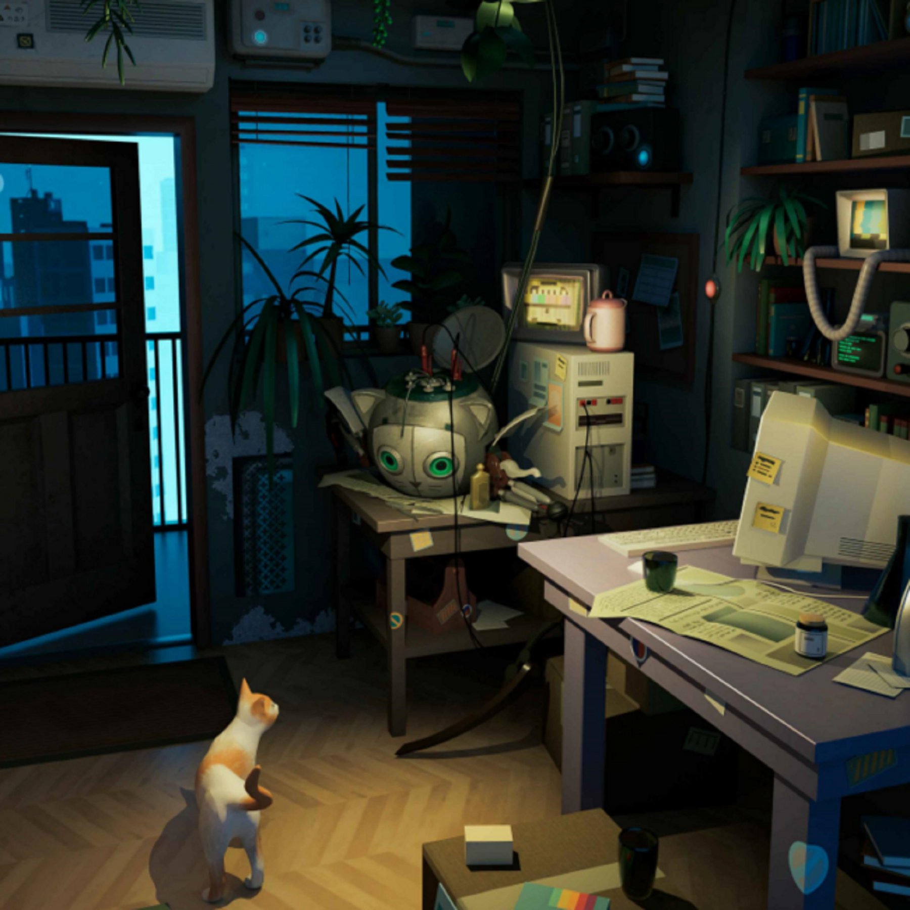 卡通风夏日房间