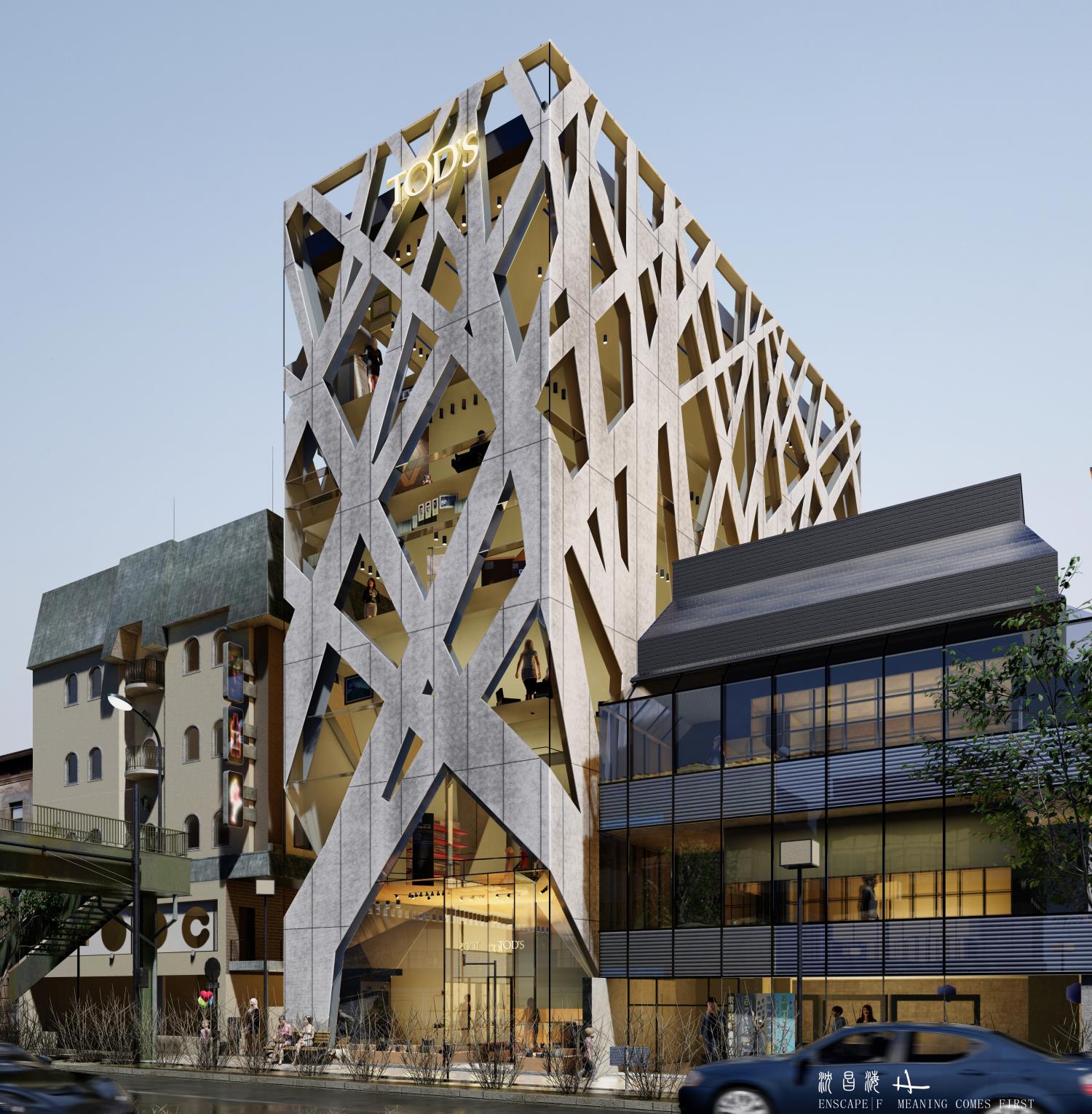 lumion11场景/日本Tod大厦