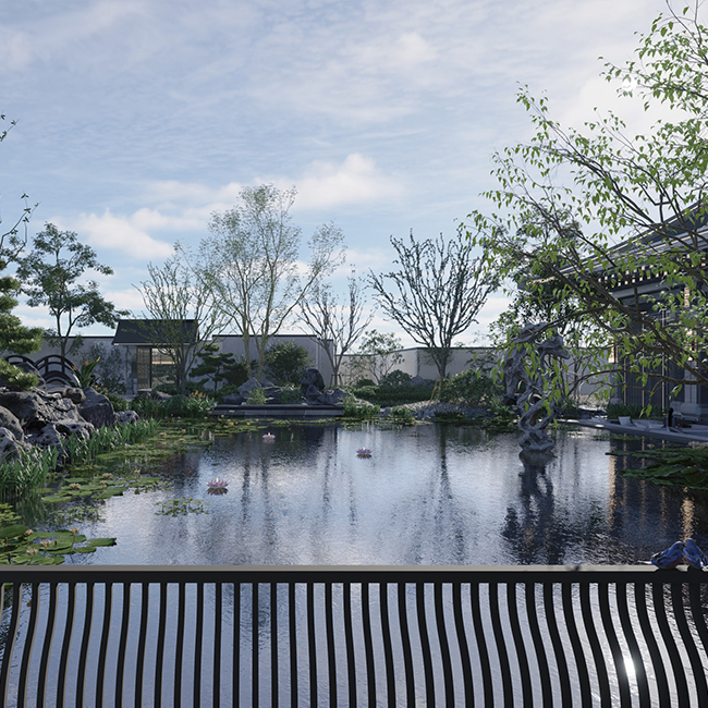 D5渲染器场景/武地建发玺院