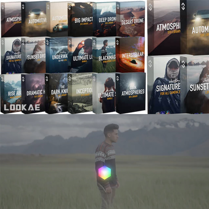 电影级环境氛围背景音效LUTs视频调色预设包 The Master Bundle LUTs