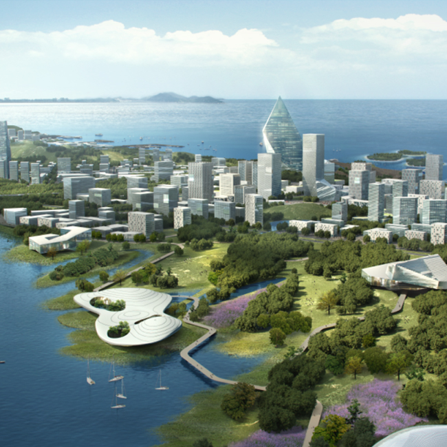 超写实景观鸟瞰图PSD源文件02