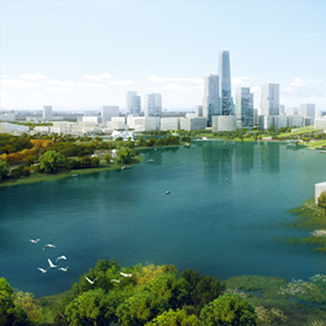 超写实景观鸟瞰图PSD源文件04