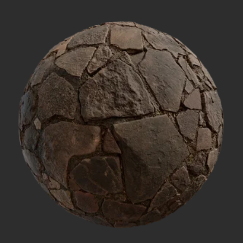 地面真实扫描物理PBR贴图