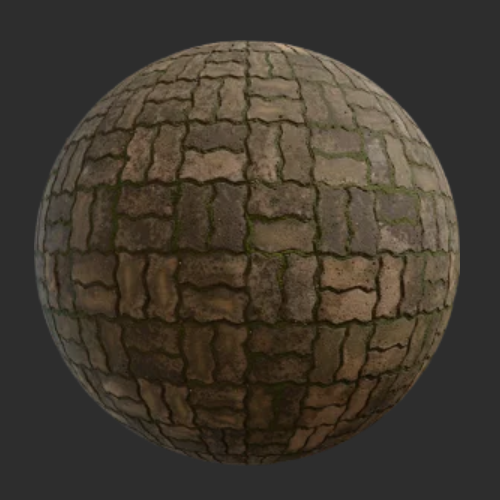 地面真实扫描物理PBR贴图