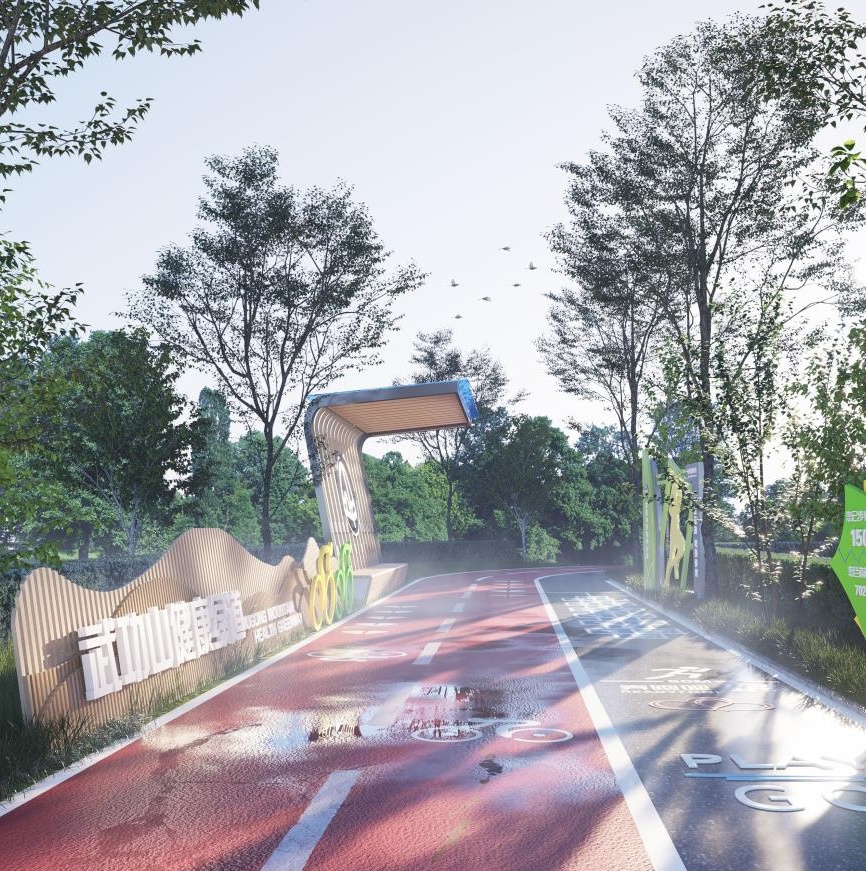 D5渲染器场景/武功山绿道