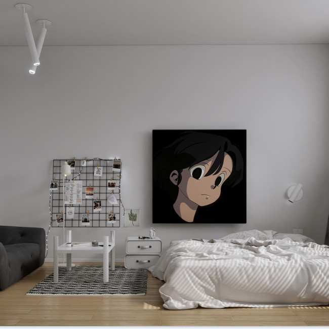 狸德老师作品/Enscape白色卧室场景