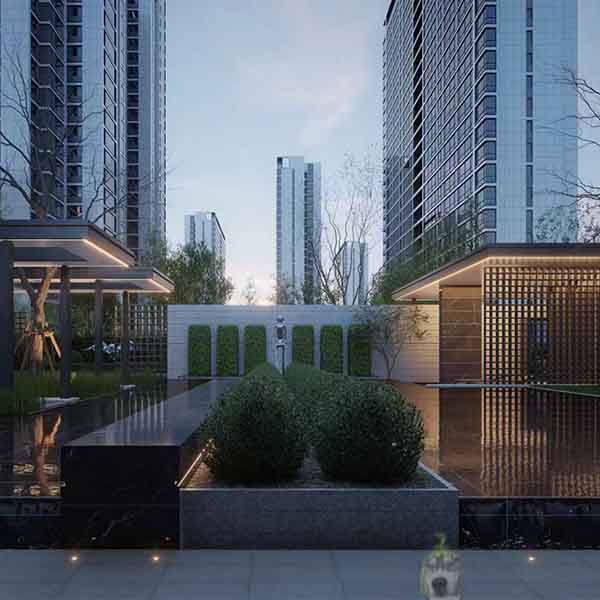 住宅入口景观/烽火戏诸侯