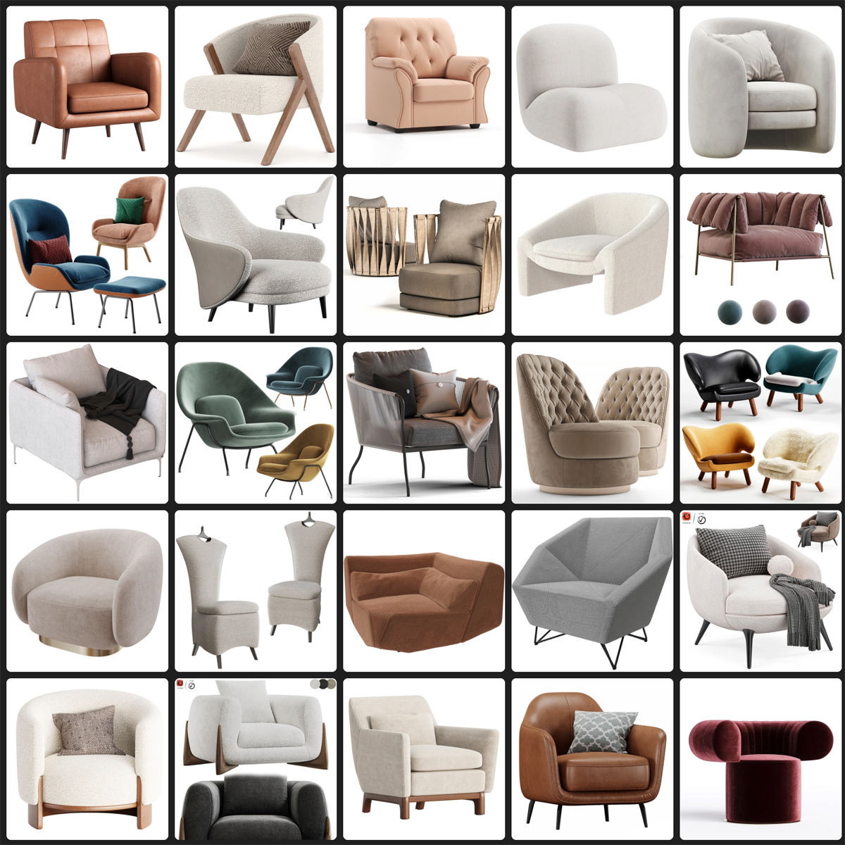 吐血整理2万六千套室内max单体模型库