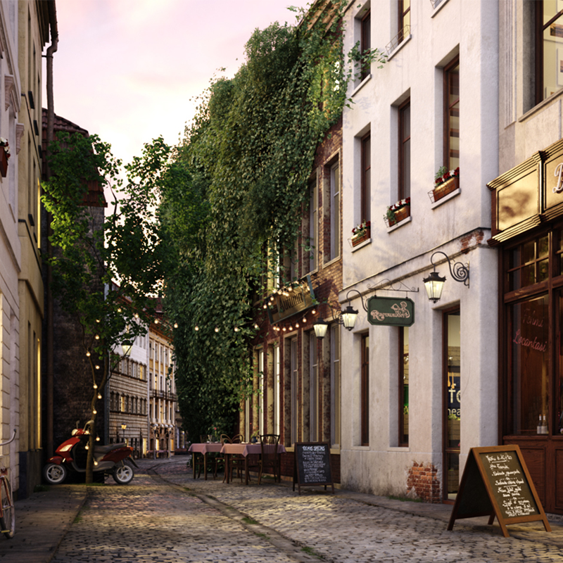 城市写实3DMAX模型08